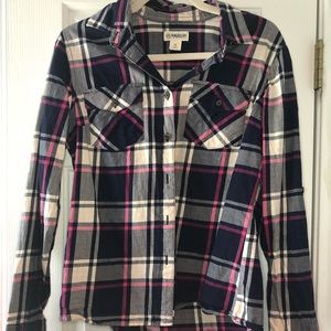 Magellan plaid button down